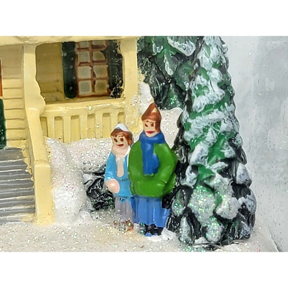 Bradford Exchange Thomas Kinkade Believe Lighted Christmas Lantern Holiday Decor - Picture 11 of 17